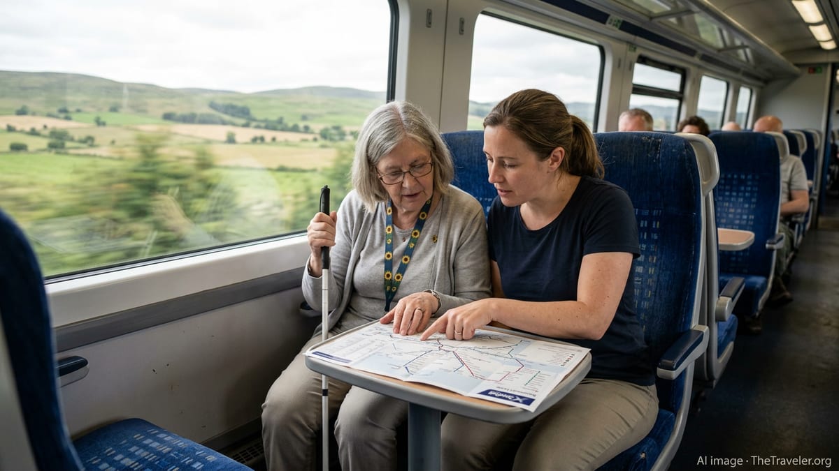 Scotland to Offer Free Rail Travel for Companions of Visually Impaired
