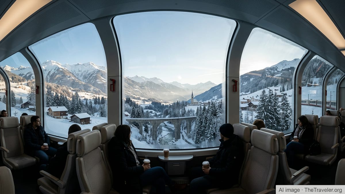 Why Winter Rail Dreamers Are Flocking To Glass-Roof Trains