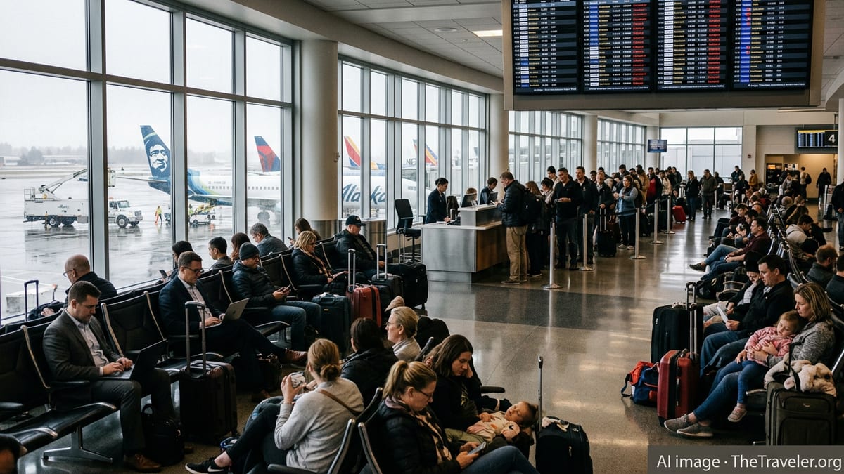 Hundreds of Flights Disrupted as Sea-Tac Delays Ripple Across West