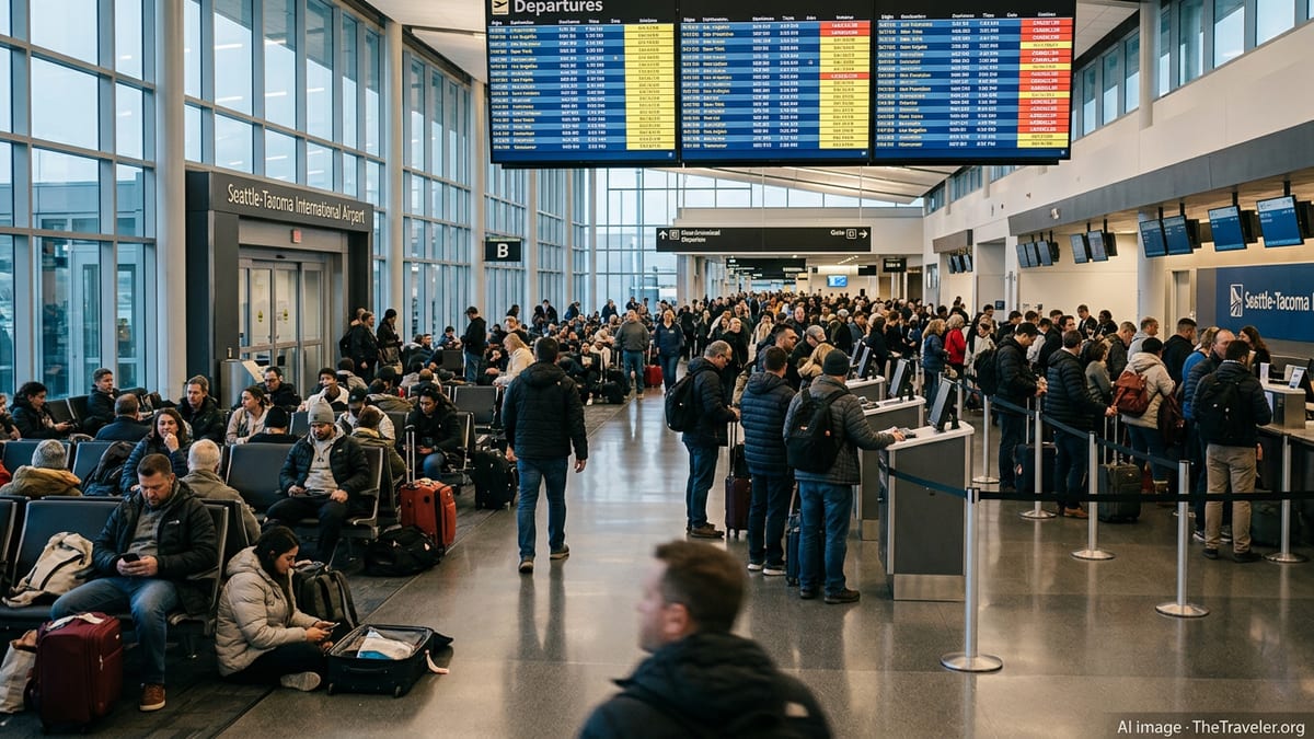 Major Flight Disruptions Snarl Travel at Seattle-Tacoma Airport