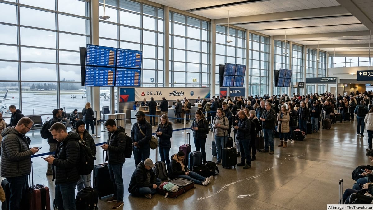 Seattle Storm Disrupts Flights for Hundreds of US Travelers