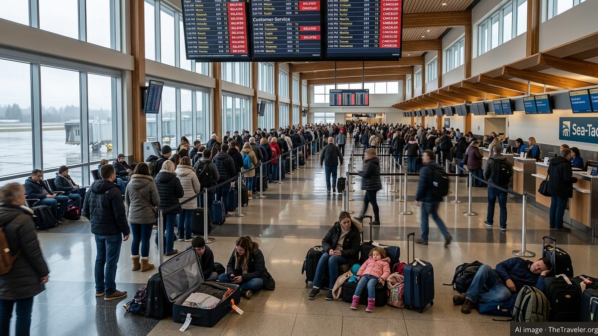 Sea-Tac Chaos: Global Flights Snarled Amid Weather and War