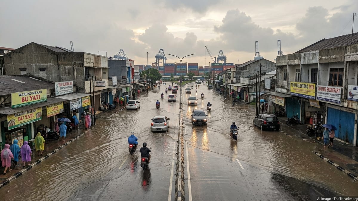 Semarang Issues Coastal Flood Alerts as Tides and Rains Rise