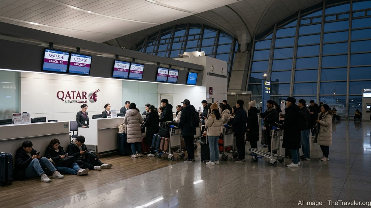 Qatar Airways Seoul–Doha Cancellation Deepens Korea Travel Chaos