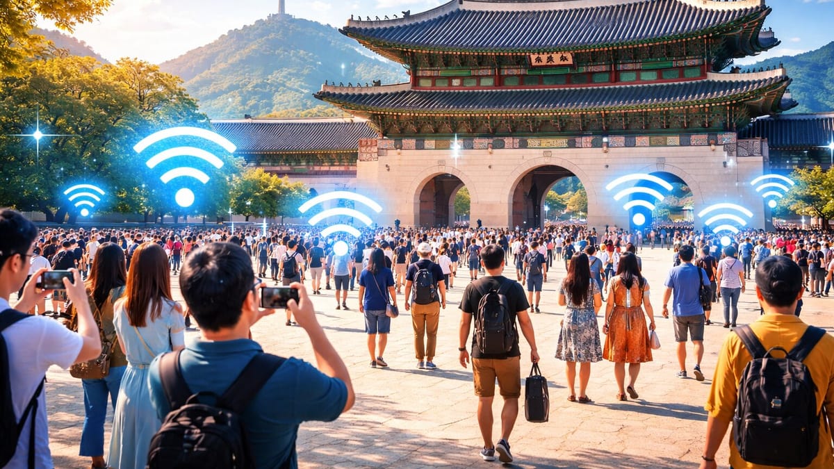 Seoul’s ‘Data-Free Zones’ Aim to Transform Tourist Wi-Fi