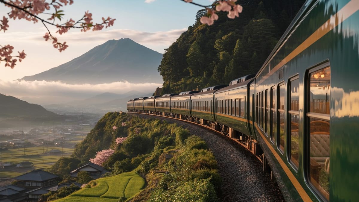 Seven Stars in Kyushu Draws Global Lux Rail Aficionados