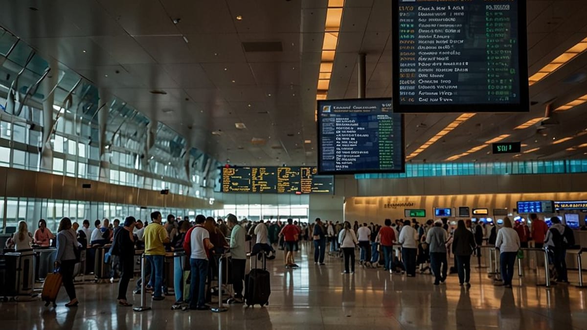 Severe Delays Snarl Travel at Toronto Pearson Airport