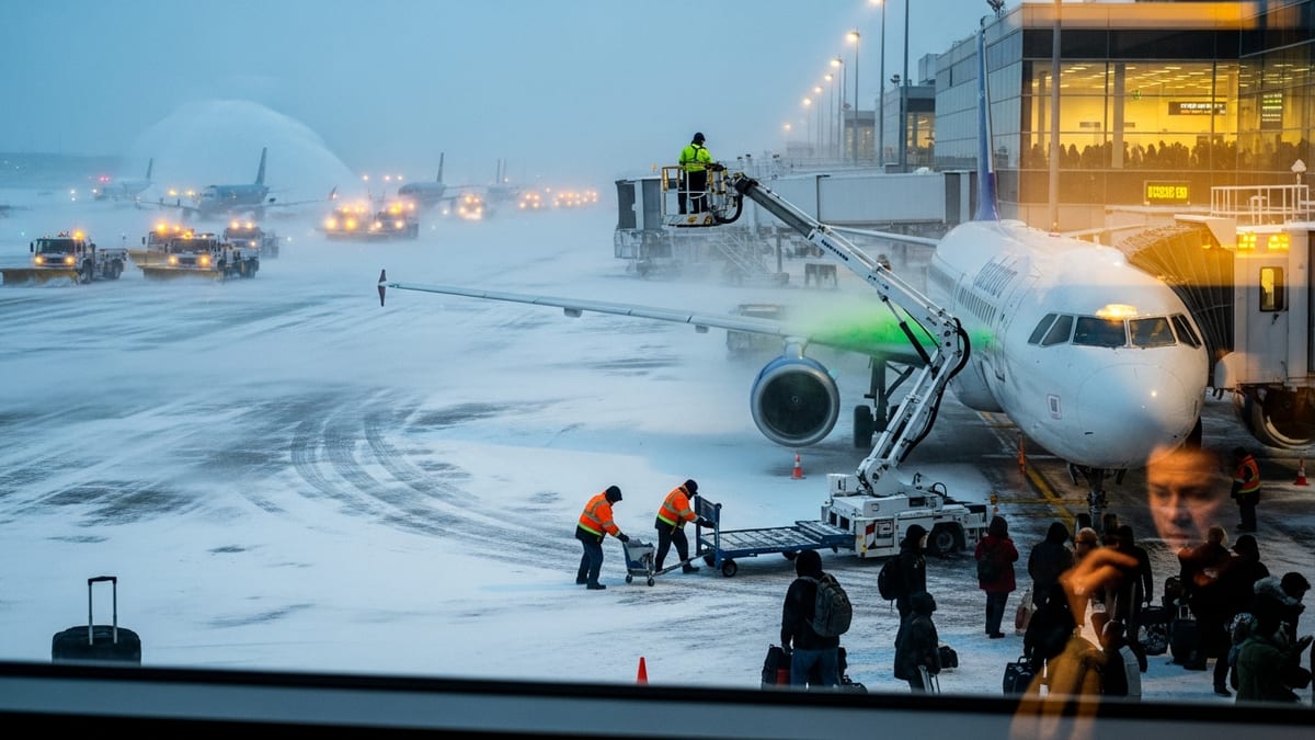 Blizzard Grounds Hundreds of Flights at Toronto Pearson, Stranding Thousands of Travelers