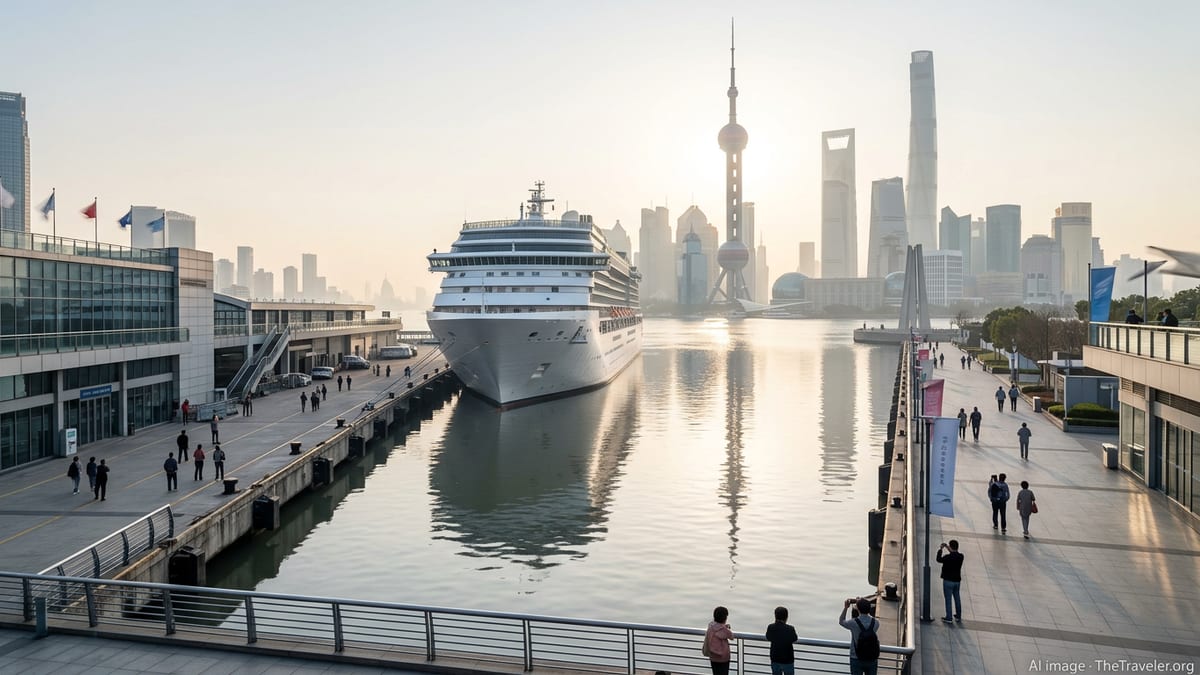 Shanghai’s North Bund Rides Cruise Boom on Visa-Free Wave