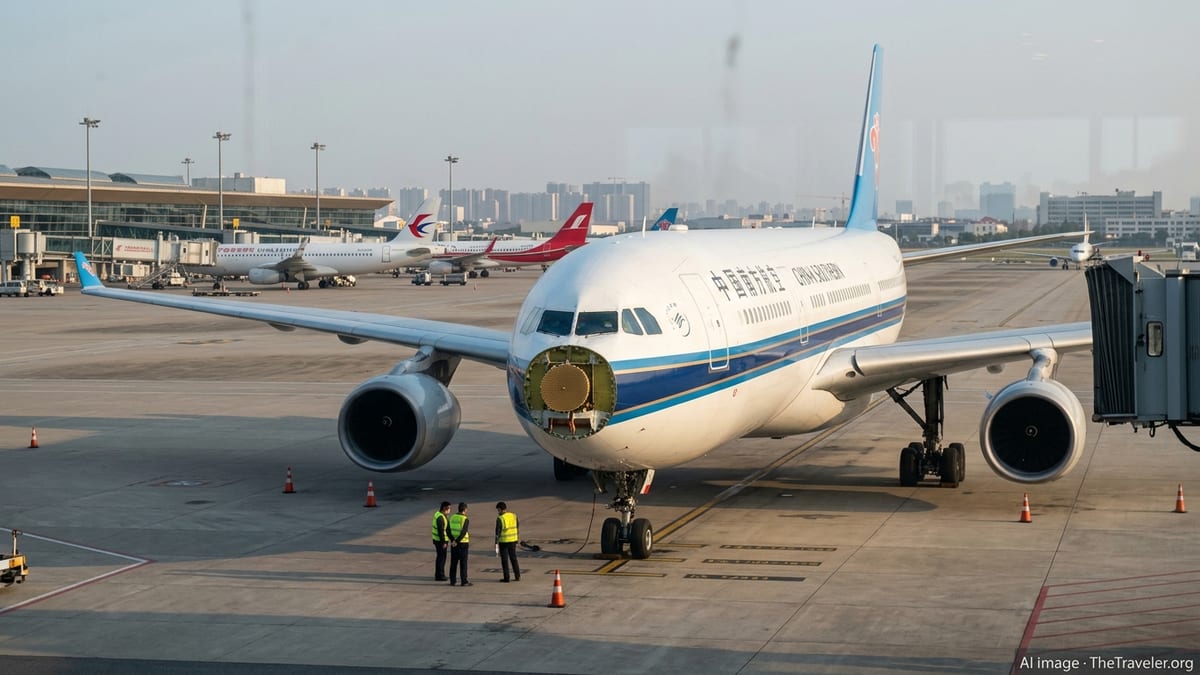 Shanghai Skies: Pilots Land ‘Noseless’ A330 After Bird Strike