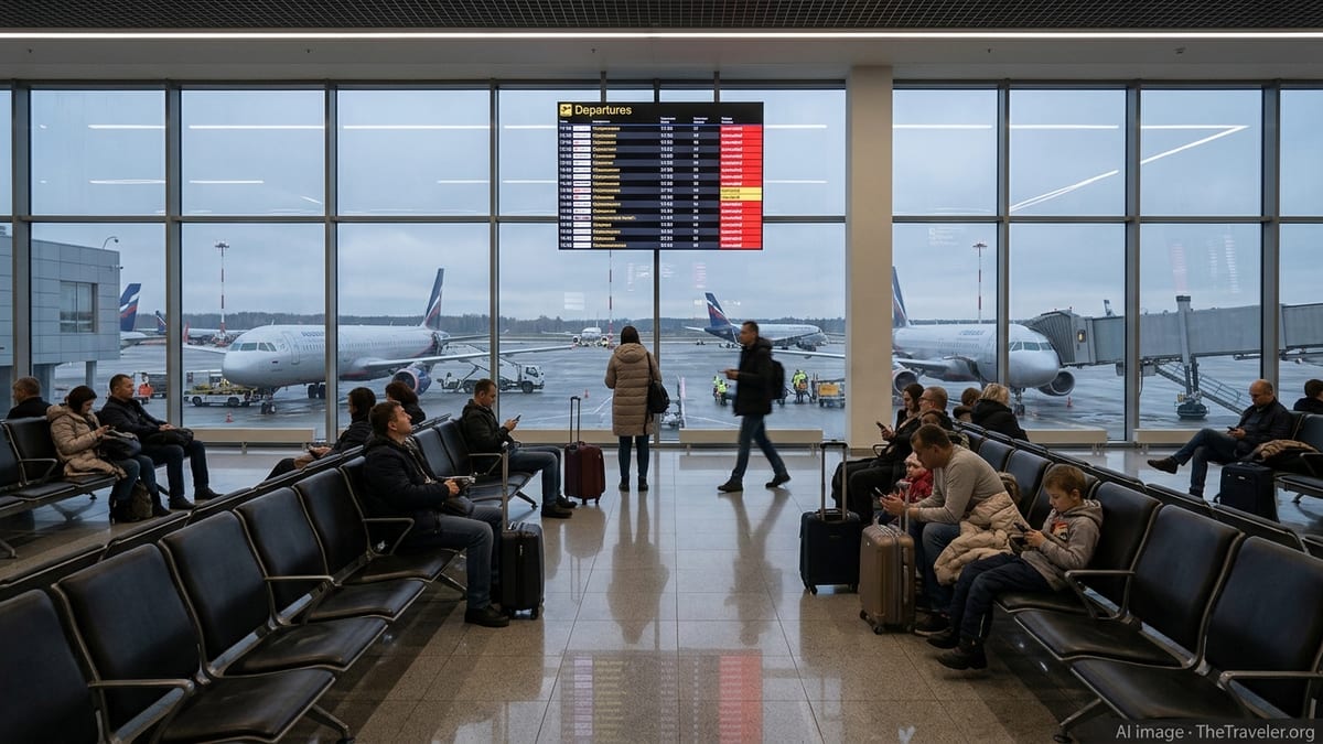 Major Flight Cancellations Hit Sheremetyevo and Pulkovo