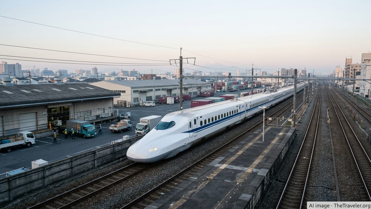 Japan’s Shinkansen Steps In as High-Speed Freight Lifeline