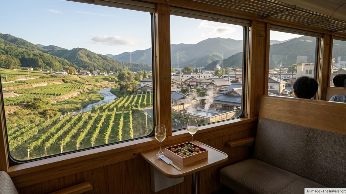 Japan’s Shinshu Wine and Onsen Train Escape Uncovered
