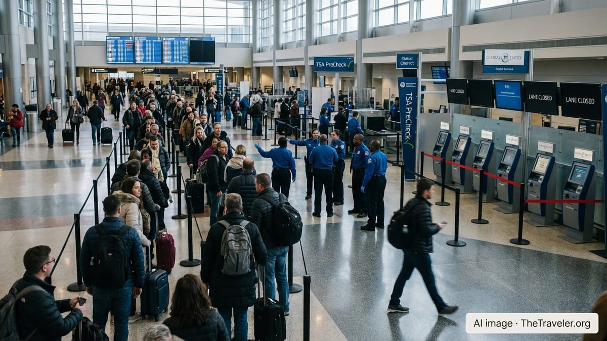 Shutdown Halts Global Entry as TSA PreCheck Faces Ongoing Uncertainty