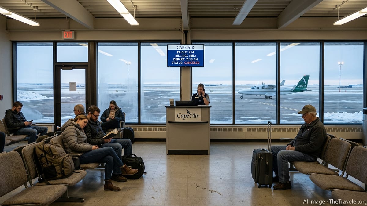 Cape Air Cancellations Snarl Sidney–Billings Regional Link