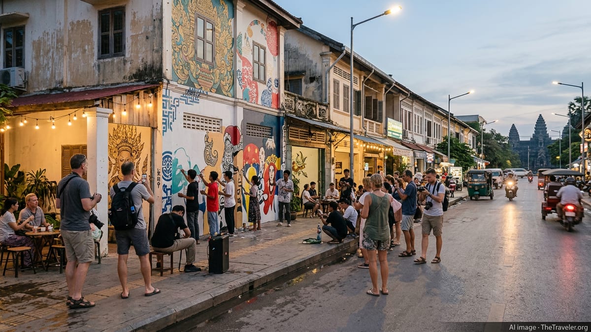 Siem Reap Street Art Spectacle Turbocharges Angkor Tourism