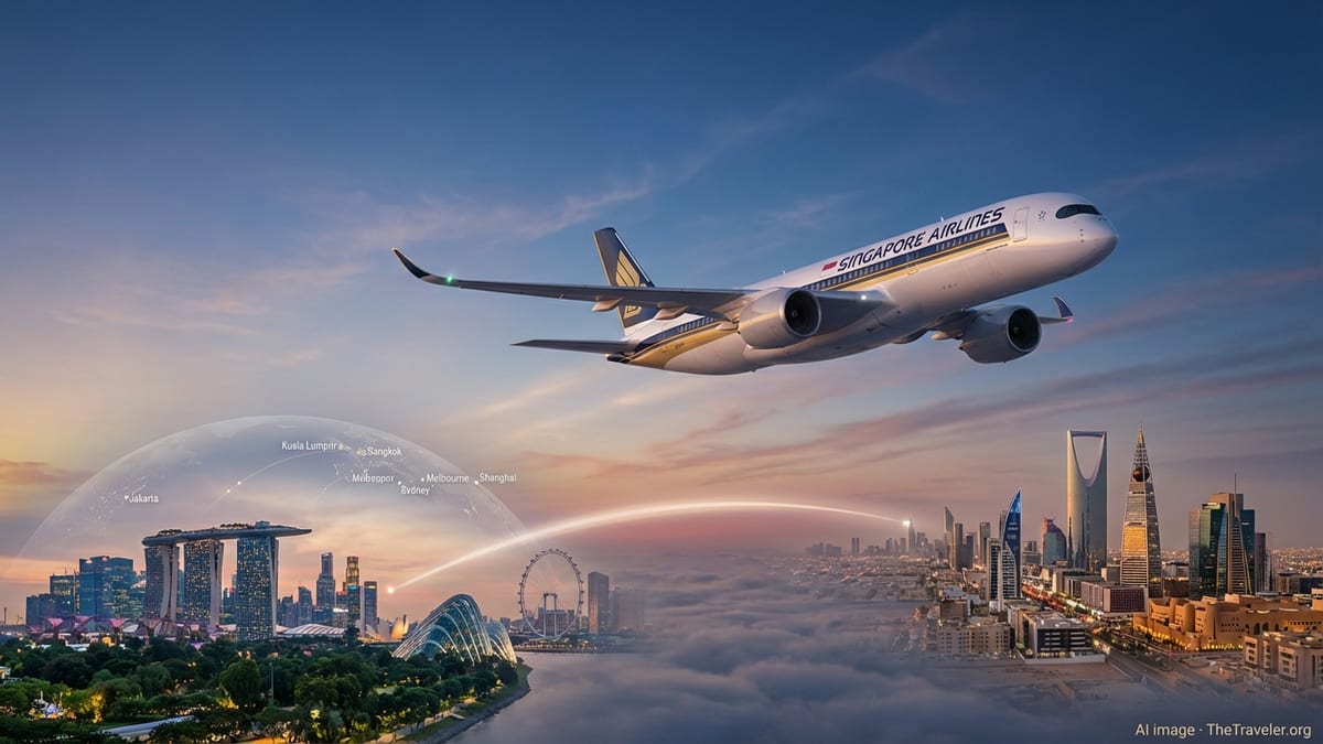 Singapore Airlines Revives Four-Weekly Nonstop Singapore–Riyadh Route from June 2026