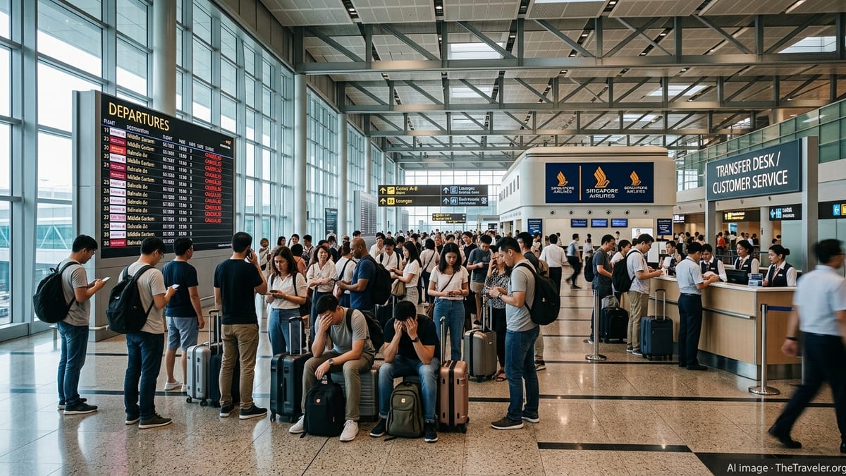 Singapore Airlines Bahrain Cancellations Strain Changi Travel