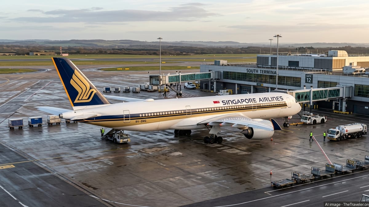 Singapore Airlines Adds 2026 Capacity on London–Gatwick Route
