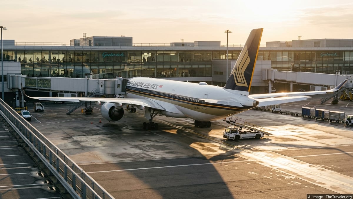 Singapore Airlines to Double London Gatwick Flights in Summer 2026