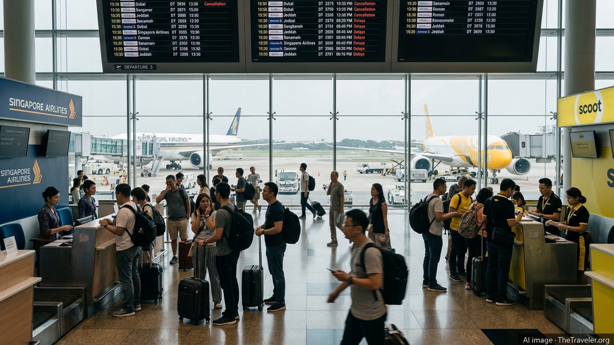 SIA and Scoot Extend Middle East Flight Suspensions