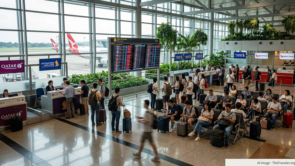 Singapore Changi Hit by Multi-Airline Cancellations