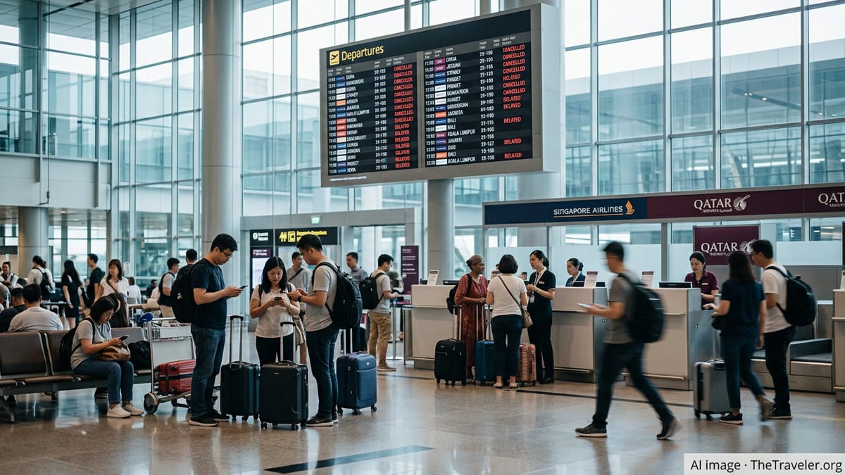 Flight Cancellations Hit Singapore Changi as Gulf Crisis Deepens