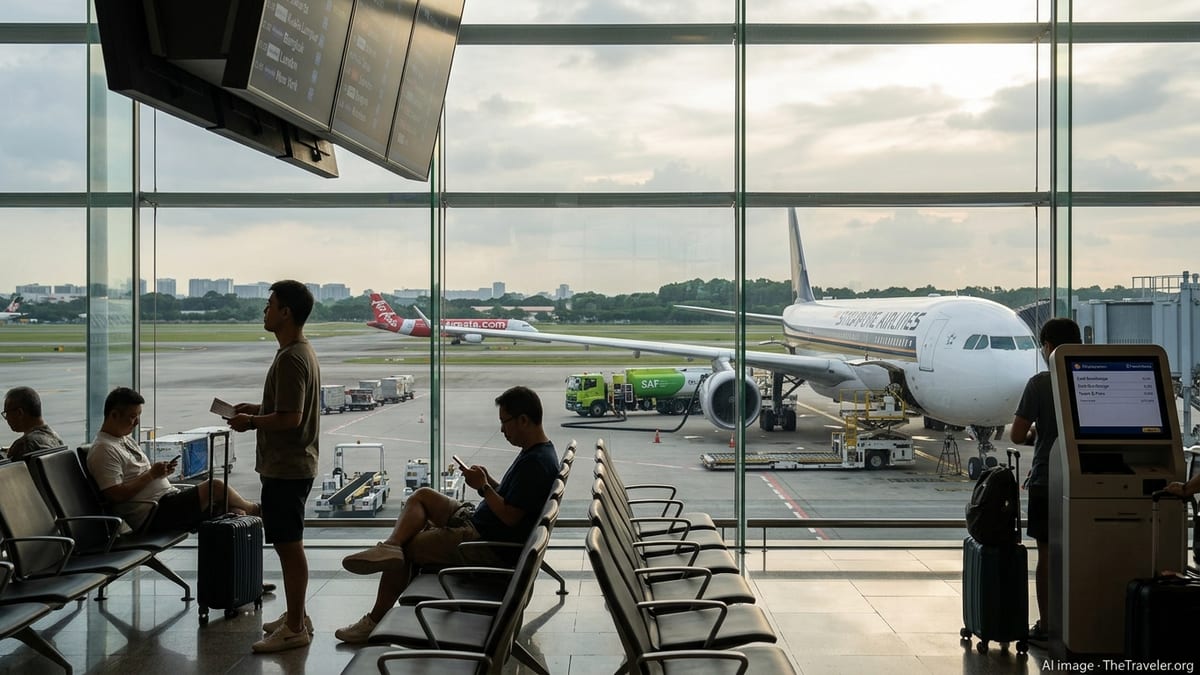 Singapore Delays Green Jet Fuel Fee as Middle East Crisis Bites