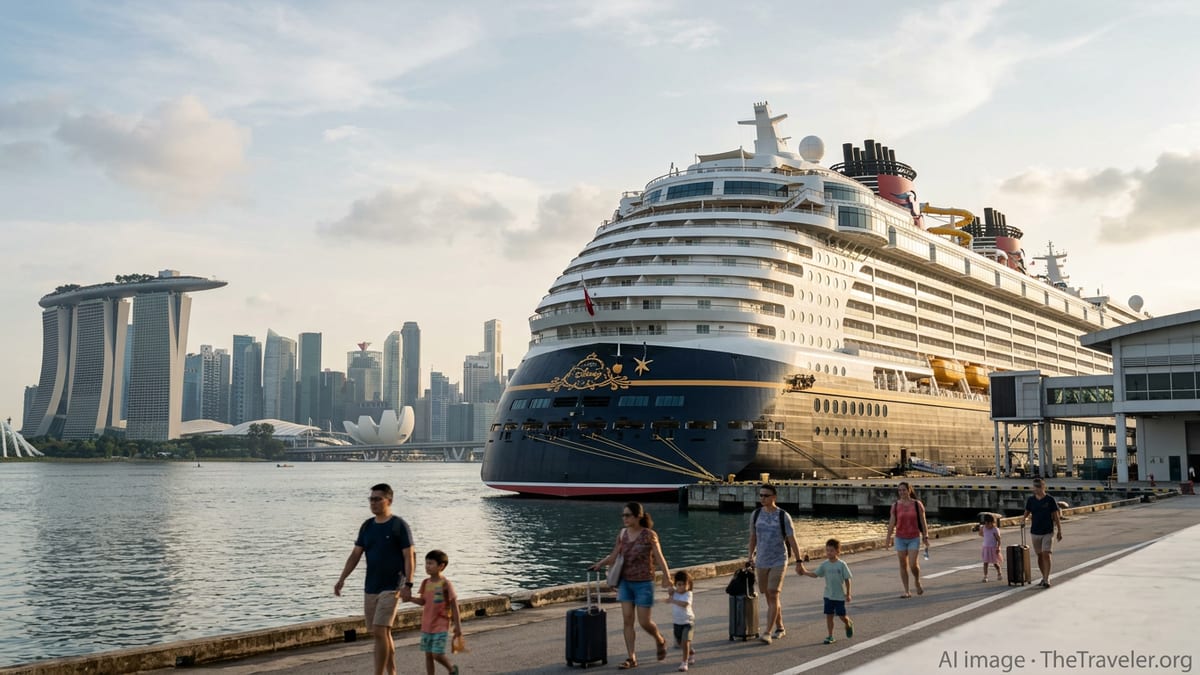 Singapore Welcomes Disney Adventure, Asia’s Largest Cruise Ship