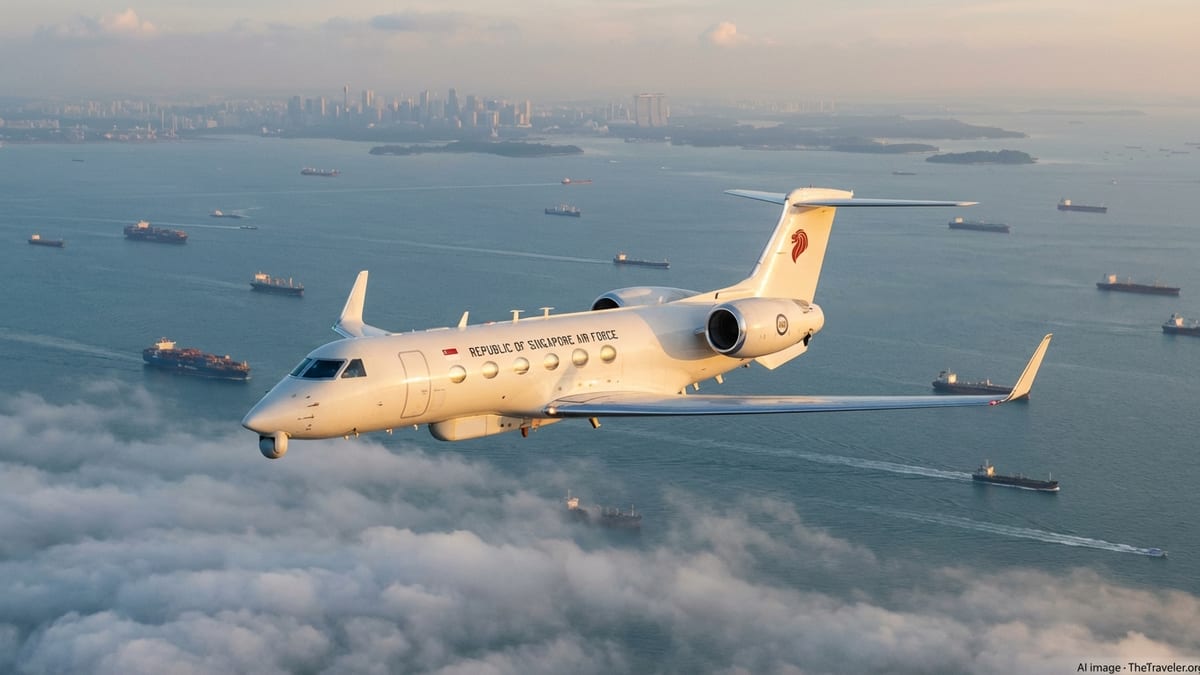 Singapore Boosts Maritime Watch With New Gulfstream G550 Fleet