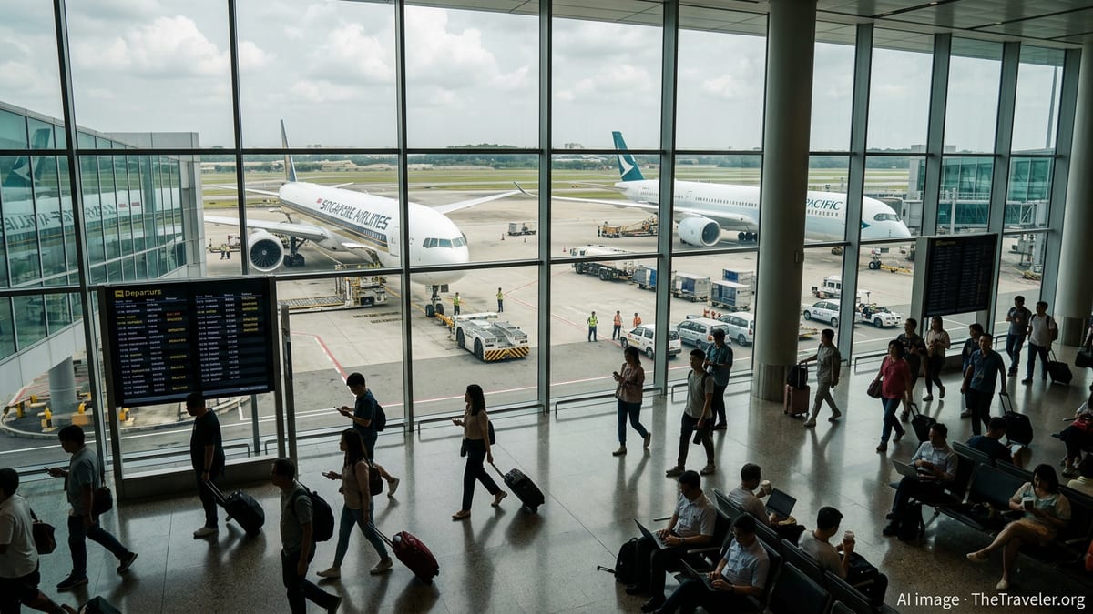 Singapore and Hong Kong Gain as Gulf Aviation Crisis Deepens