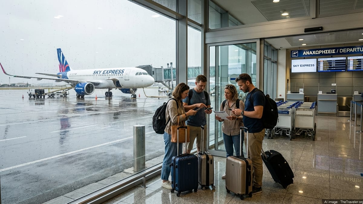 Sky Express Halts Athens–Tel Aviv Flights, Eases Change Rules