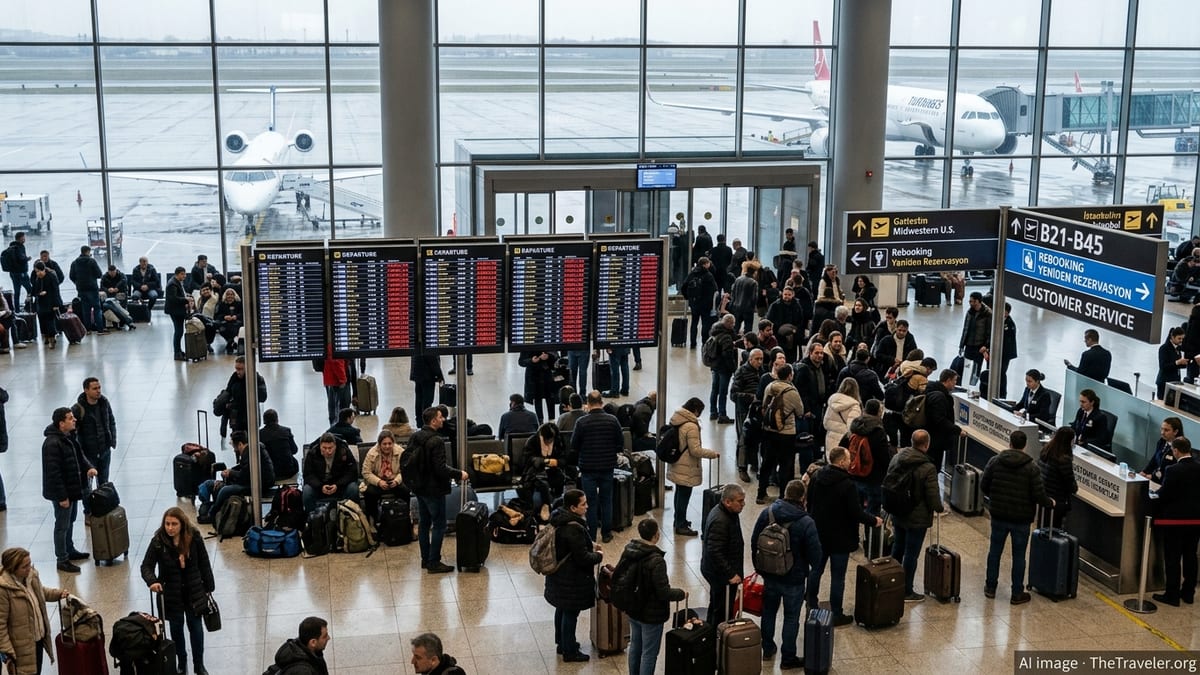 SkyWest and Gulf Air Cancellations Ripple From Marquette to Istanbul