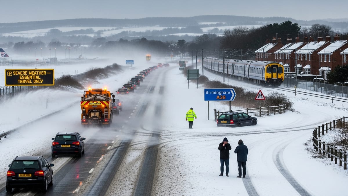 Storm Goretti to Slam UK with Heavy Snow, Ice and Major Travel Disruption