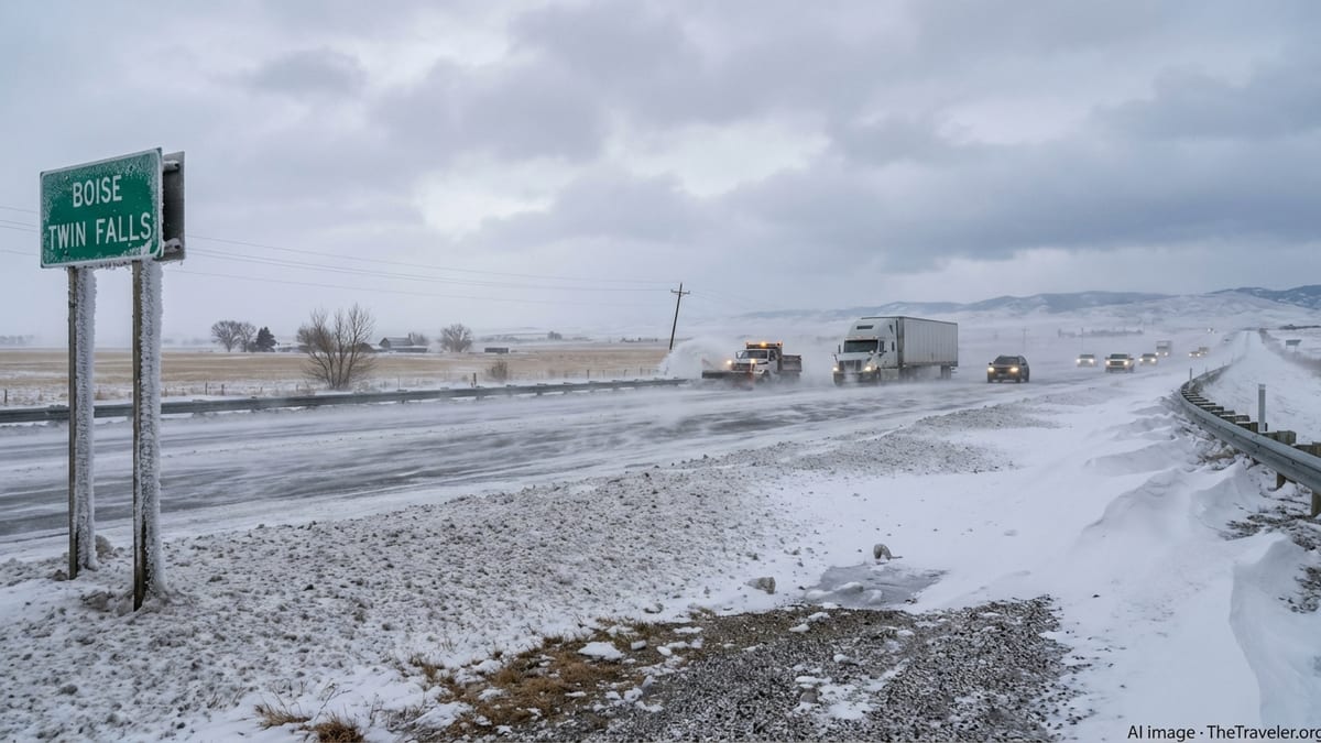 Idaho’s Mid-February Snowstorm Snarls Travel as Western Winter Pattern Turns Volatile