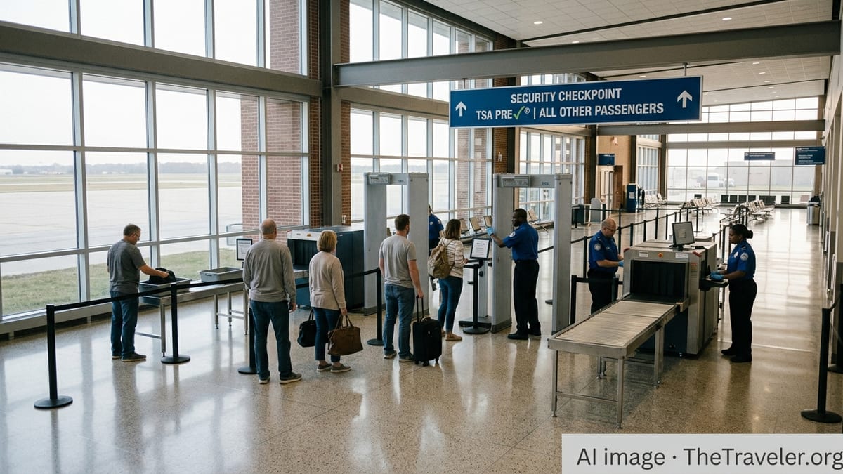 South Bend Airport Security Lines Stay Smooth Amid DHS Shutdown