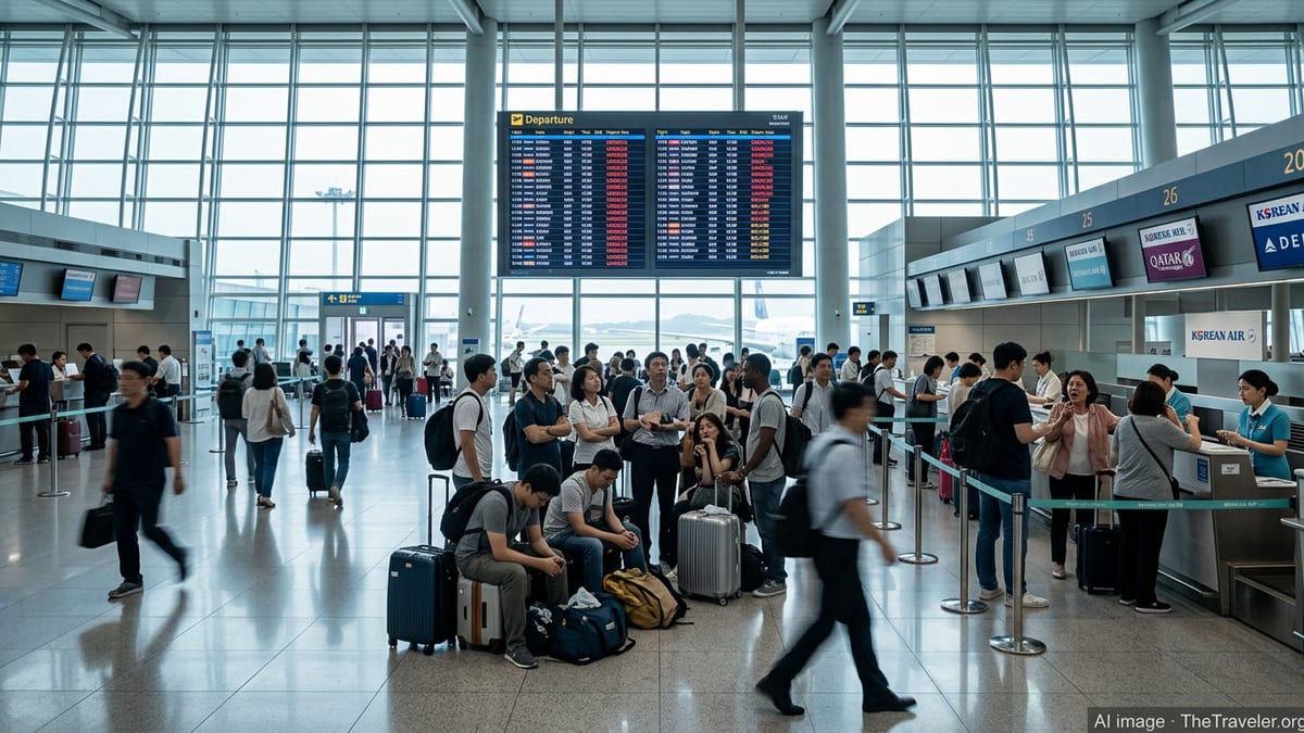 Flight Cancellations Snarl South Korea Routes as Airlines Cut Schedules