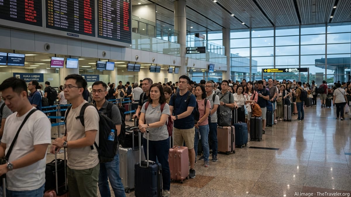 Flight Chaos Grips Southeast Asia Hubs Amid Widespread Delays