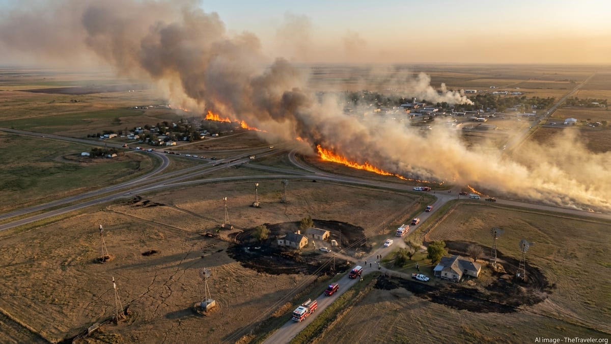 Wildfires Engulf the Plains as U.S. Tourism Braces Again