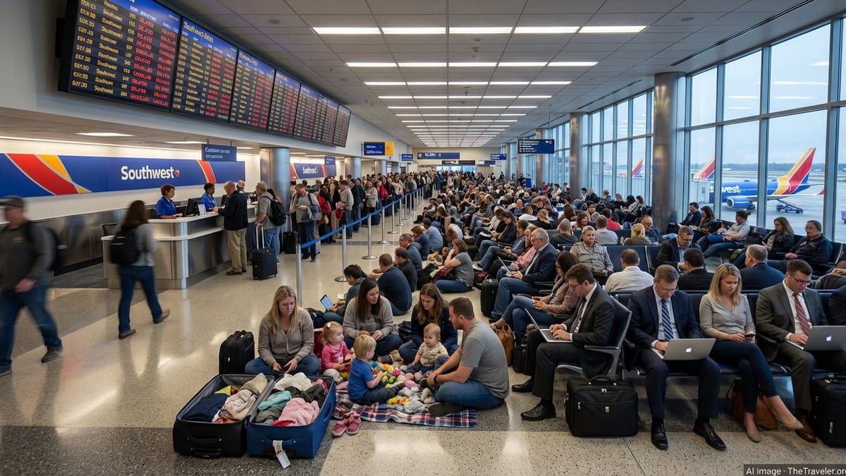 Southwest Delays Snarl Travel at Major US Hubs