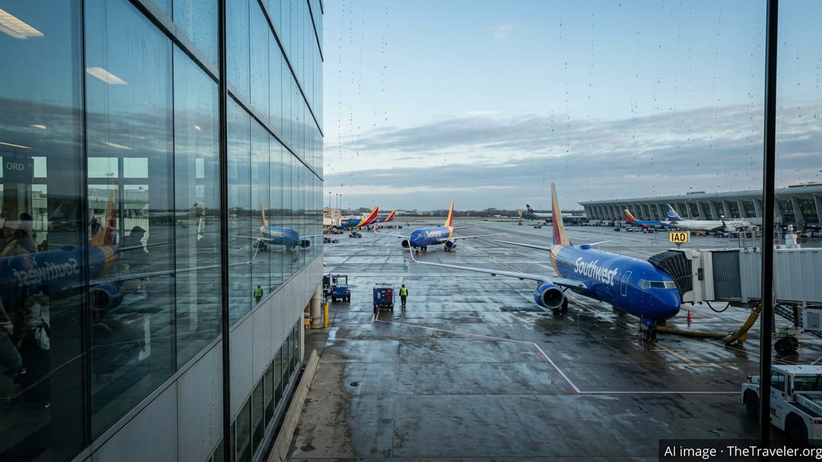 Southwest to Exit Dulles and O’Hare in Strategic Shake-Up