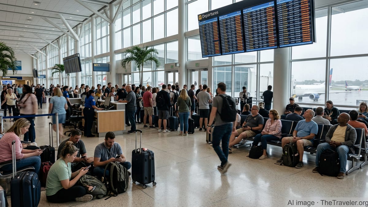 Storm Chaos Triggers Fresh Wave of Flight Disruptions at RSW