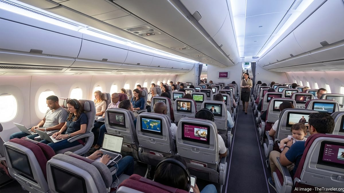 Qatar Airways Leads 2026 Economy Comfort Race as Global Airlines Upgrade Main Cabins