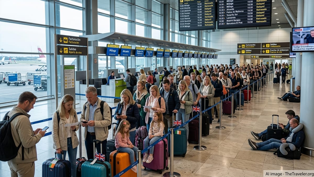 Spain Easter airport strikes spark warning for NI tourists