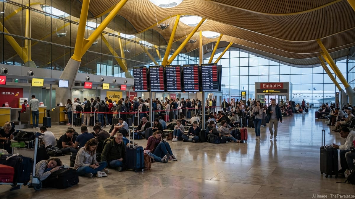 Fog and Security Turmoil Leave Hundreds Stranded Across Spain