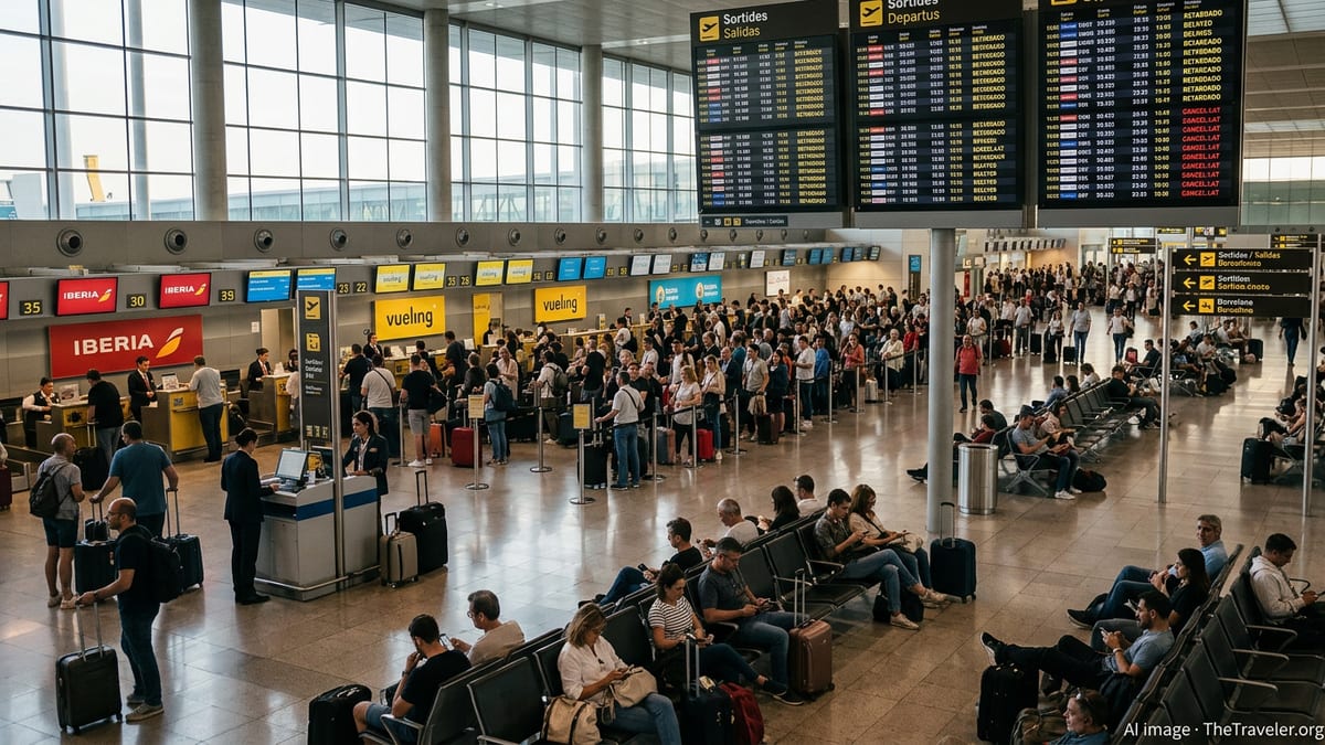 Spain Hit by 250 Flight Delays and 34 Cancellations
