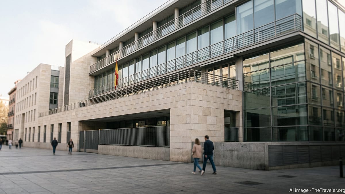 Spanish government building in Madrid where citizenship applications are processed