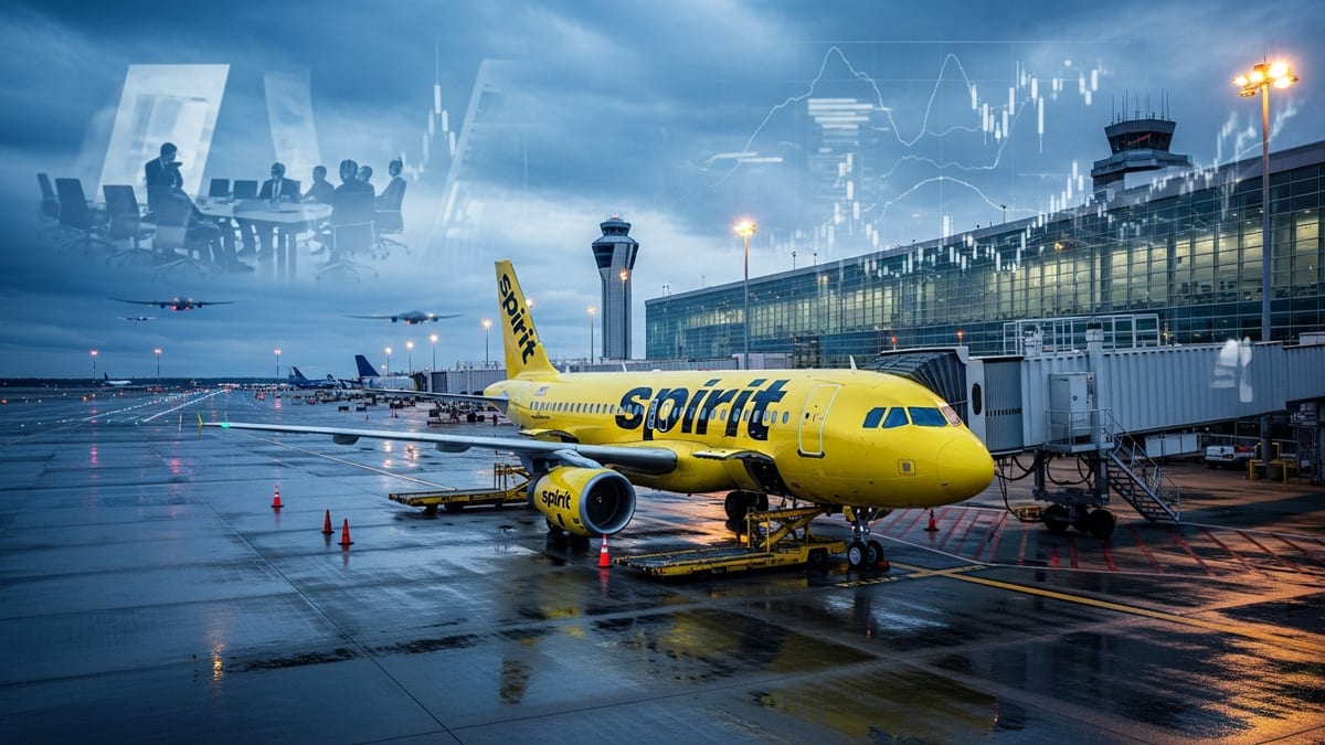 Castlelake in Advanced Talks to Take Over Bankrupt Spirit Airlines