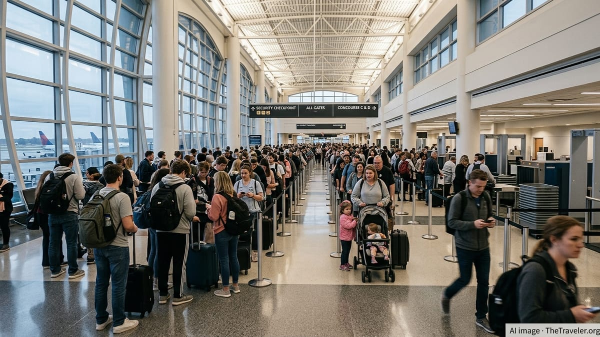 Spring Break Fliers Face Long TSA Lines in Key Hubs