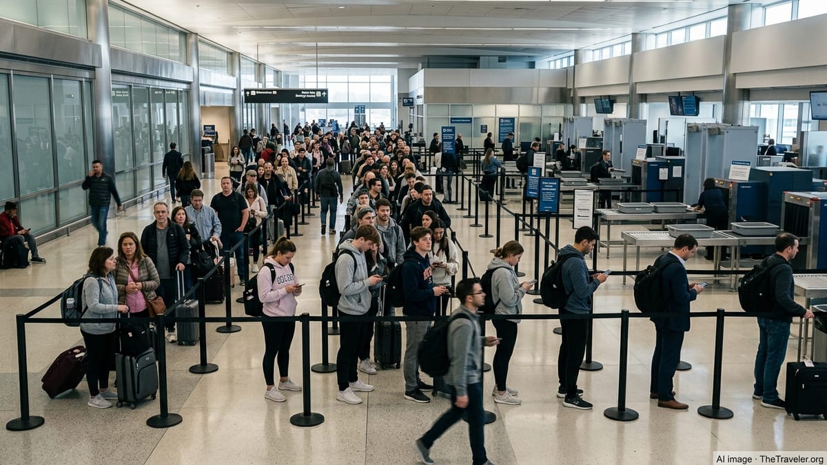Spring Break Travel Snarls as DHS Shutdown Hits NYC Airports